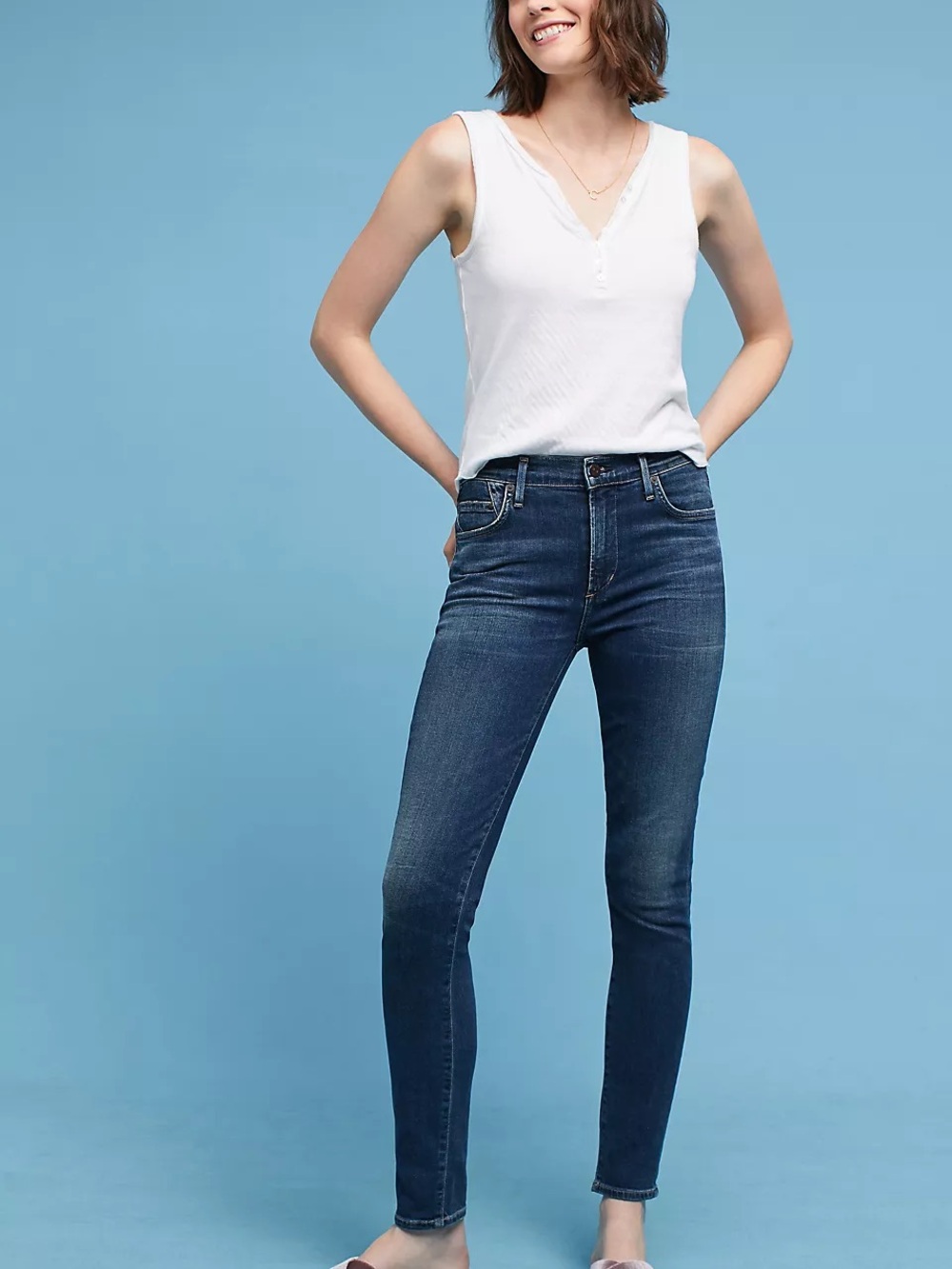 Citizens of Humanity Rocket High-Rise Skinny Petite Jeans Size 27